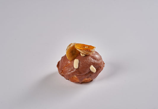 Banana Peanuts Caramel Mini Donut